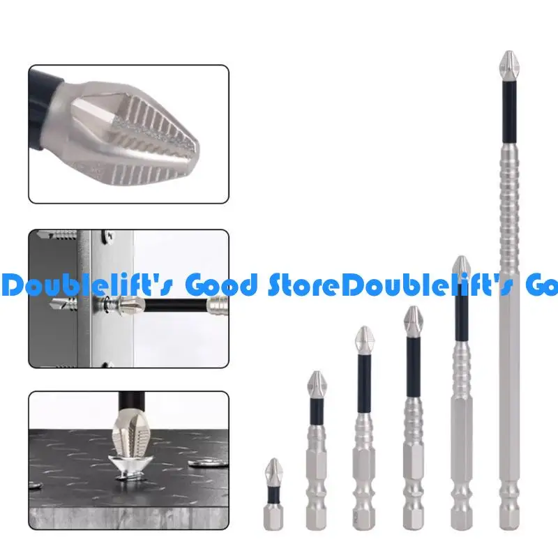 R9UF 6PCS K5 Power Drill Bits แรงกระแทกแม่เหล็กผลกระทบต่อการเจาะไขควงแม่เหล็กแม่เหล็ก