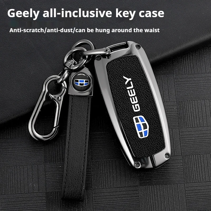 

Colorful Zinc Alloy for Geely Coolray 2024 X6 Emgrand Global Hawk GX7 Monjaro Smart Remote Car Key Case Cover Fob Accessories