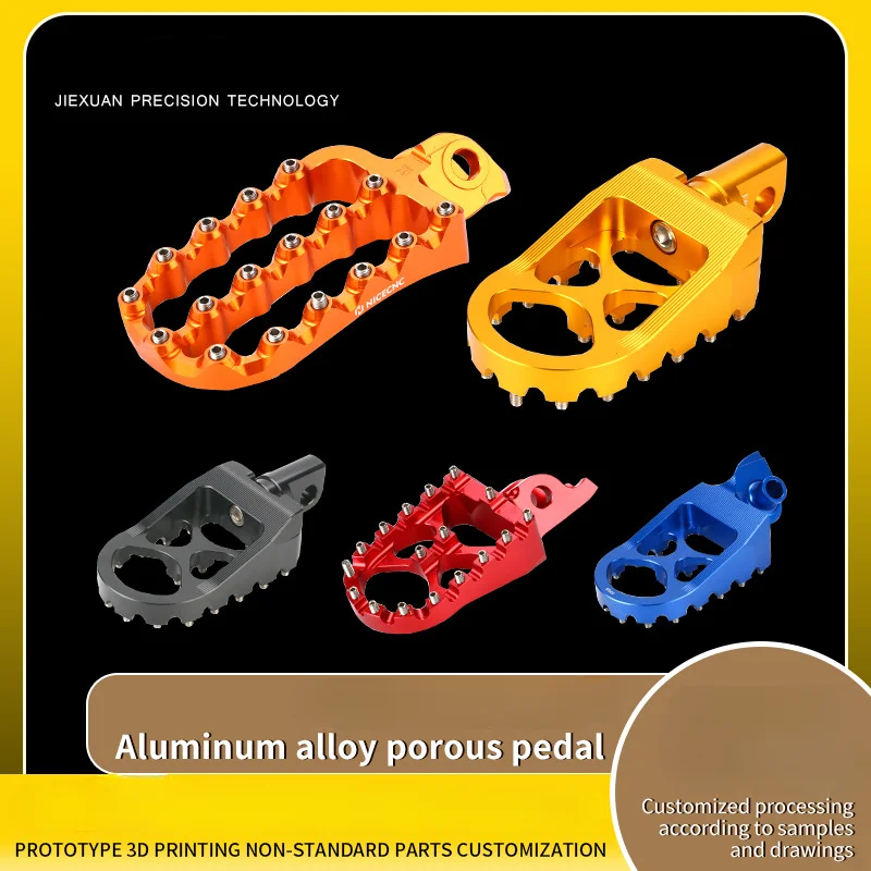 

Motorcycle 360° Adjustable Race Pedals, CNC Modified Accessories, Colored Aluminum Alloy Front and Rear Pedals, Universal Use