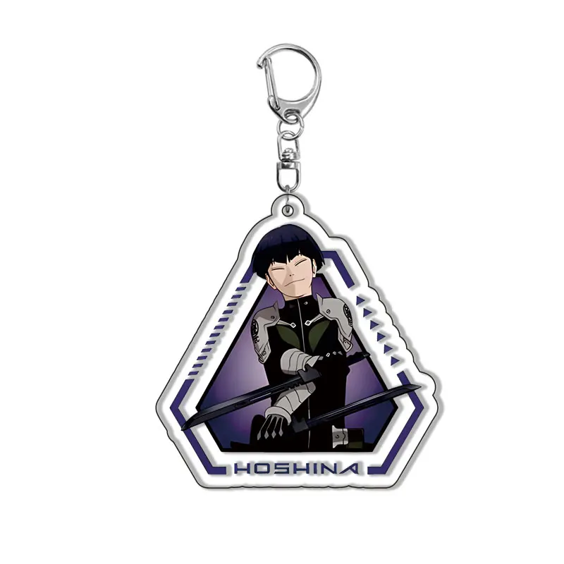 The TV Animation Kaiju No8 Monster 8 Anime Keychain For Kafka Hibino Reno Ichikawa Kikoru Shinomiya