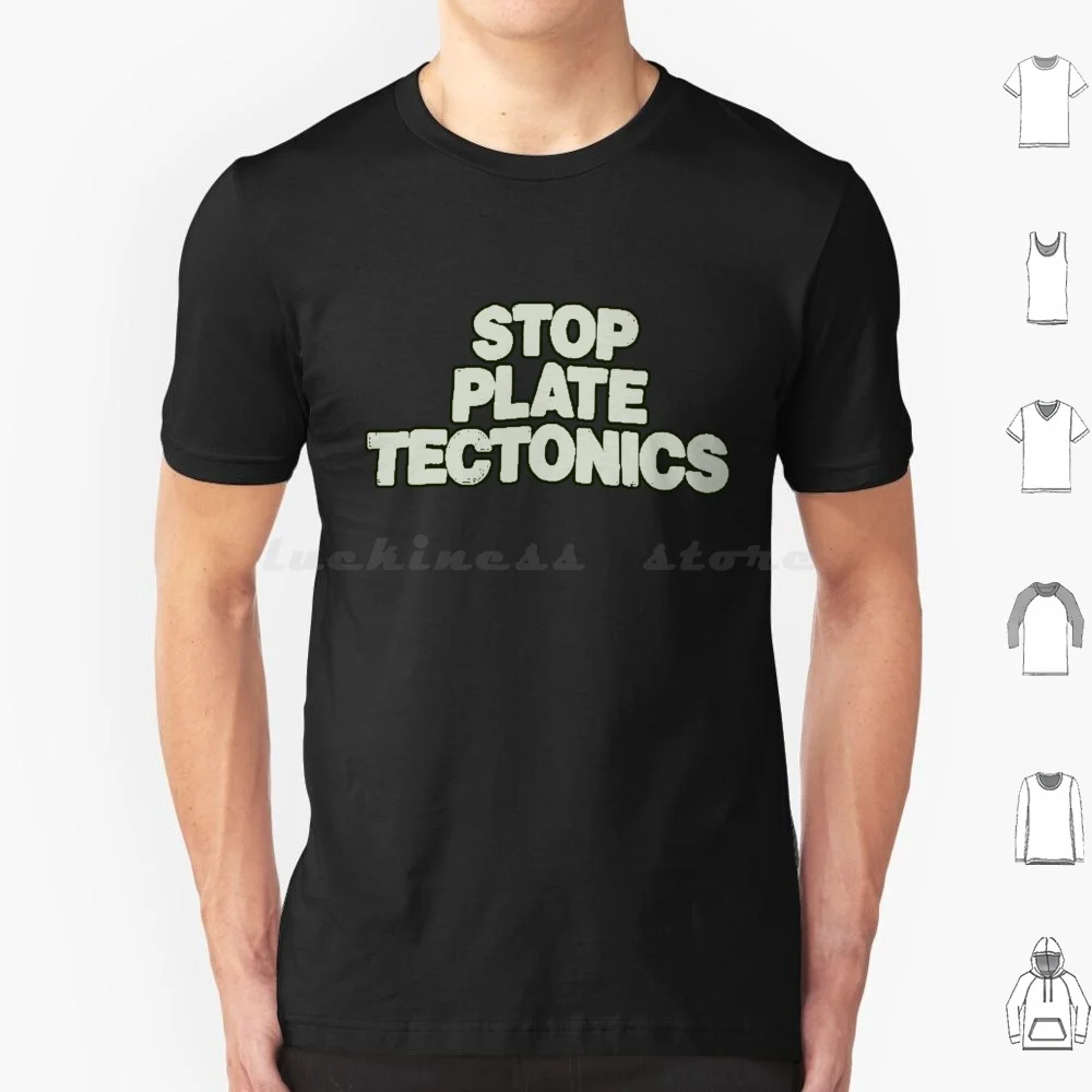Plate Tectonics T Shirt Cotton Men Women DIY Print Geology Joke Funny Gag