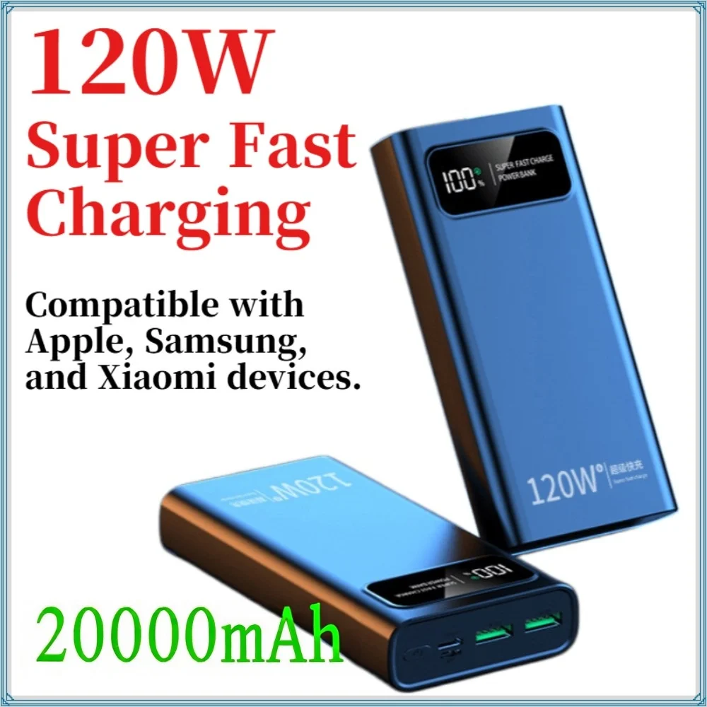 New Arrival Ultra Large Capacity Outdoor Power Bank Fast Charger for IPhone Samsung Xiaomi