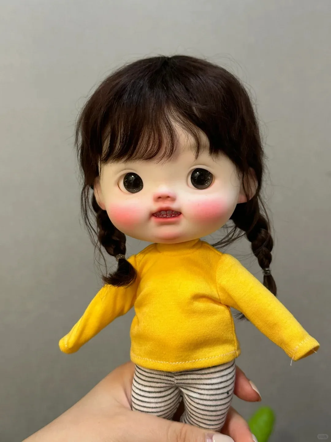 Nieuwe sd BJD pop 1/6 punten vrouwelijke baby Vlees Schat gezamenlijke actie pop Leuk kan kaart vlees soo houden