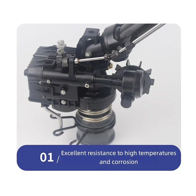 Aspersor de riego de jardín de ángulo ajustable, pistola rociadora de turbina giratoria automática, aspersor de agua agrícola, riego de césped