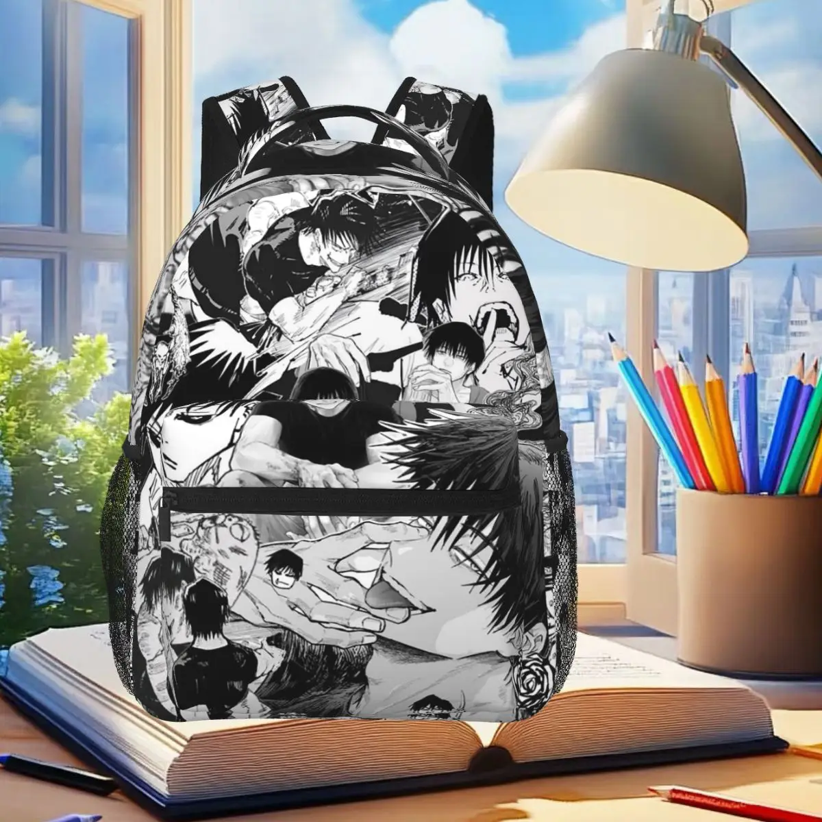 Tokyo Revengers Toji Fushiguro Backpack Student Boys Girls BookBag Kids School Bag Computer Shoulder Bags for Men Women