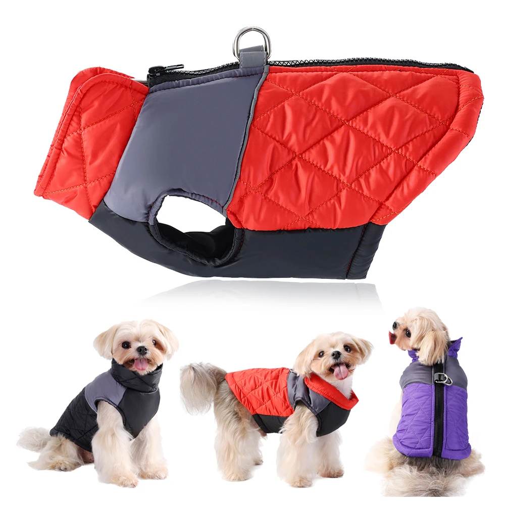 Wasserdicht Kleine Hund Mantel Herbst Winter Warme Haustier Kleidung Für Hunde Katze Sicherheit Reflektierende Welpen Weste Jacke Chihuahua Mops Kostüm
