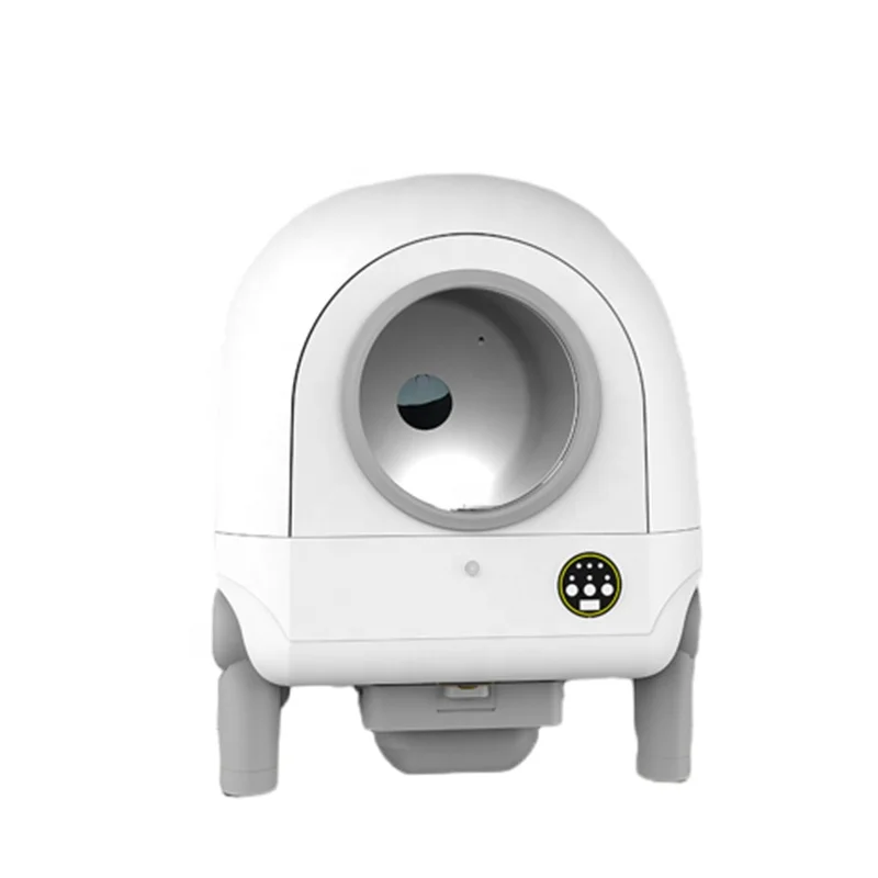 68L Automatic Cat Litter Box Electric Large Self Scooping Smart Enclosed Litter Box Cat Toilet for Multiple Cats Litter Pan