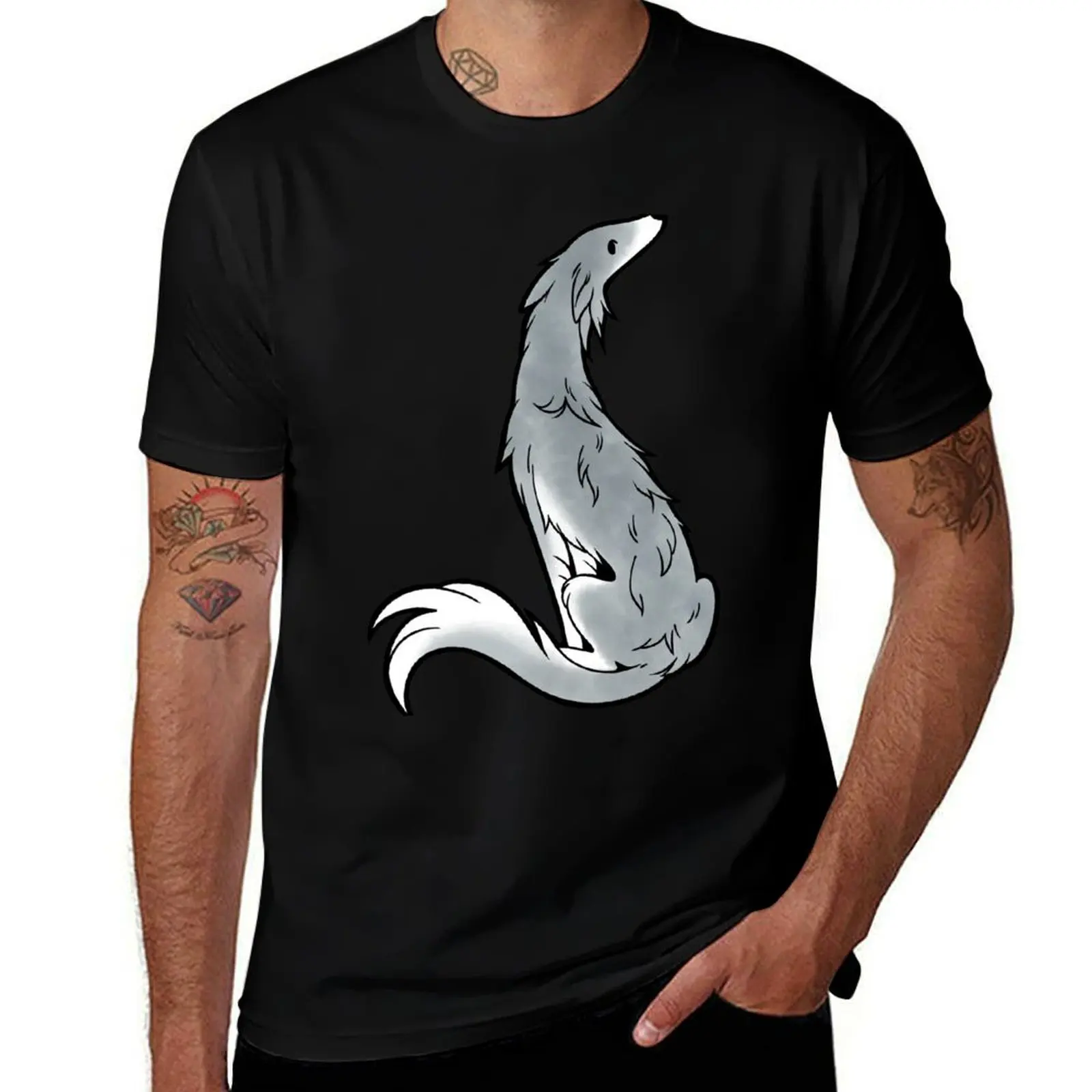 

Silken Windhound gray T-Shirt t shirt man luxury t shirt personalised T-Shirt