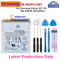 Batería de repuesto para Samsung Galaxy S21 5G EB-BG991ABY/DS G991U, SM-G991B de 4000mAh, con herramientas, nueva marca