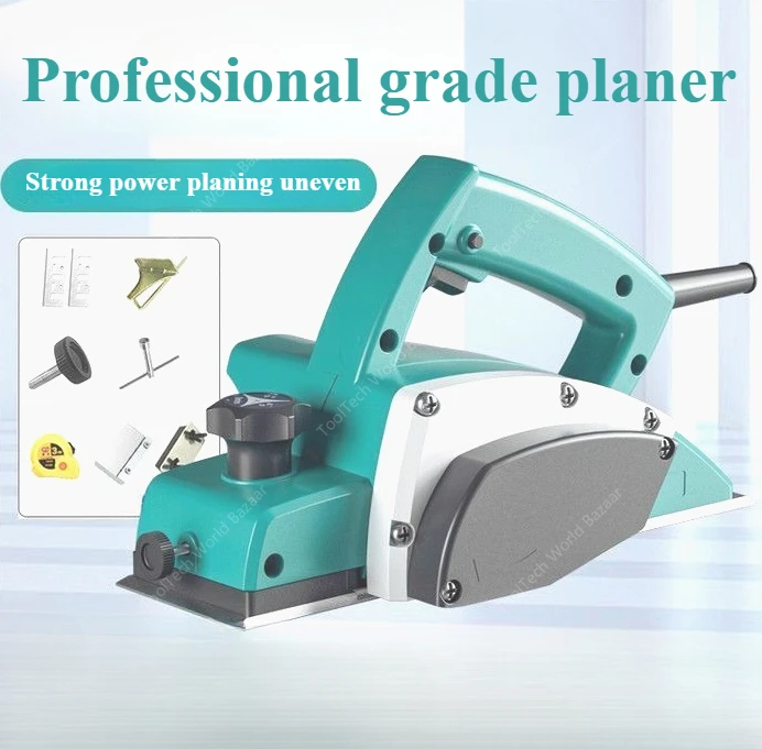 1800W electric planer woodworking professional planer household small electric portable wood creating machine multi-function