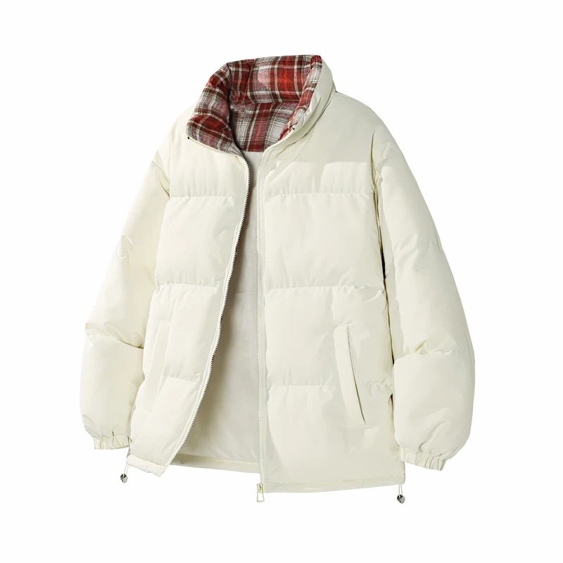 Men's Winter Trendy Handsome High Quality Plush Thickened Warm Outerwear Versatile Comfortable Cotton Short Jacket