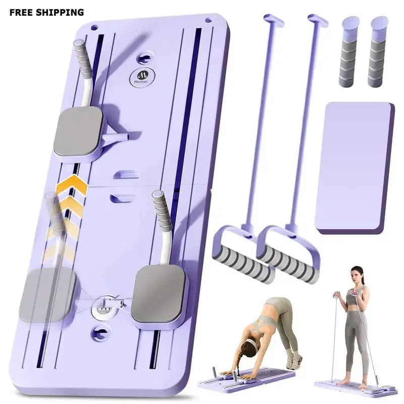 Multi-functional Ab Exercise Board Home Pilates Reformer Abs and Core Workout Equipment for Strength Training