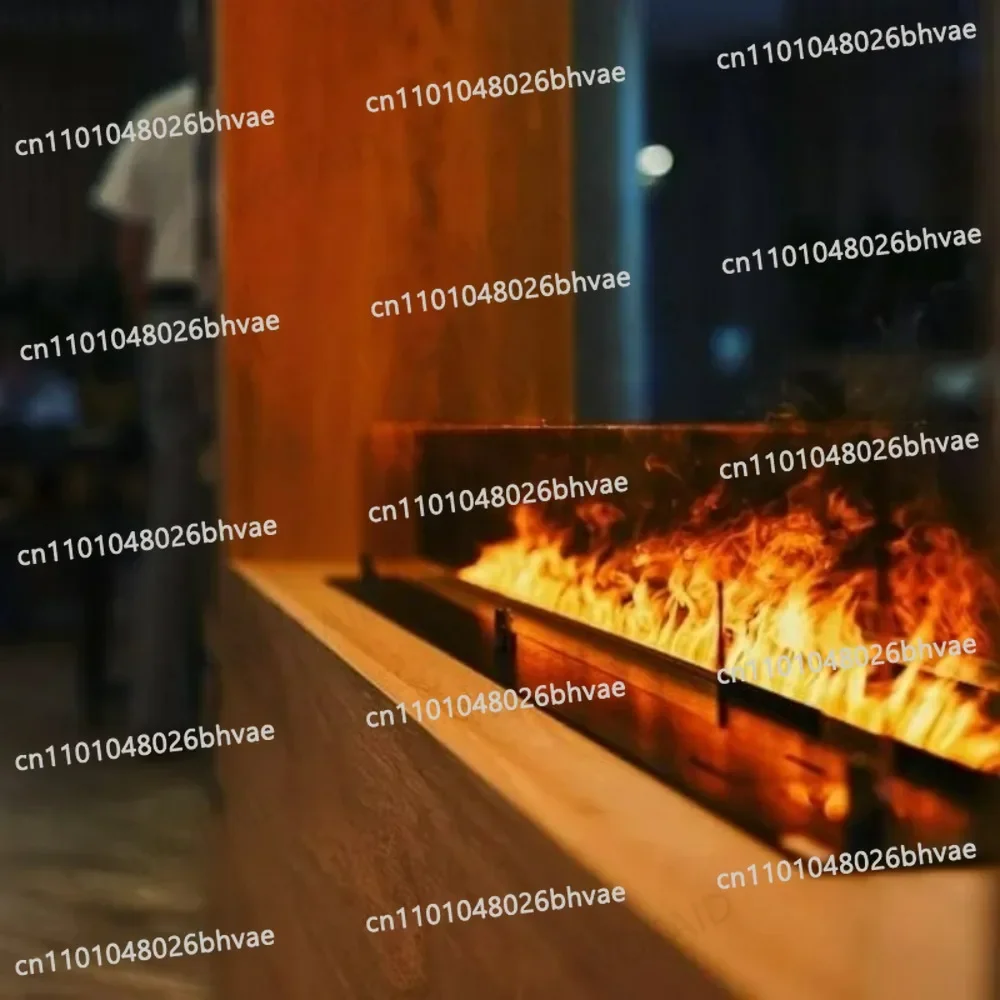 

New Vapor Fireplace Chimenea Decorativa with Woods Cracking Sound Simulation Colorful Flame Mist Vasilhas Humidifier Fireplaces