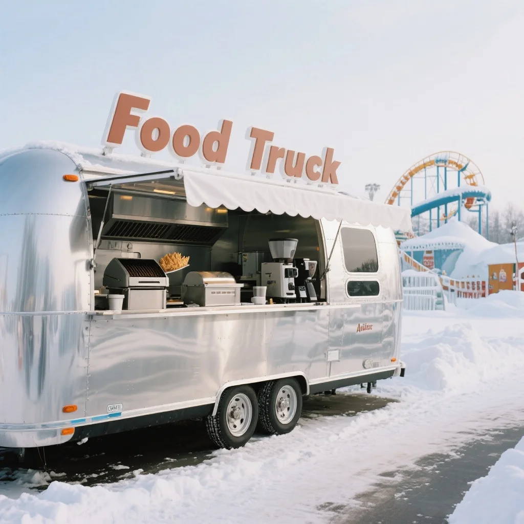 

Stainless Steel Custom Snacks Beverage Cart Concession Mobile Fast Food Cart Trailer Fully Equipped Catering Food Truck