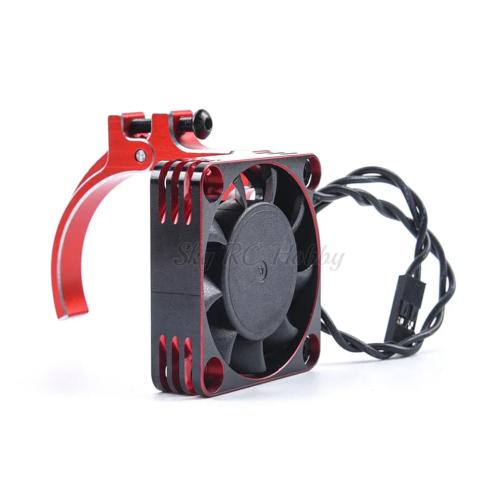 1/2PCS Motor Fast Cooling Fan 40x40mm Aluminum Fan w/ holder for 1/10 1/8 RC Car 4068 4082 4092 4074 4274 4268 Brushless Motor