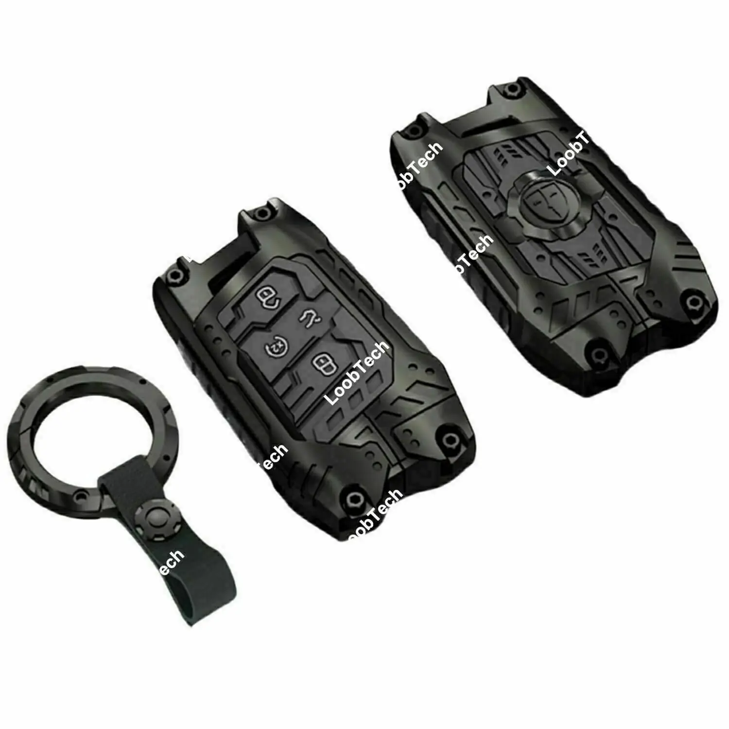 

Сверхмощный брелок из цинкового сплава для VW Golf GTI Jetta Passat Tiguan Beetle Polo MK6, брелок для ключей, металлический чехол для ключей