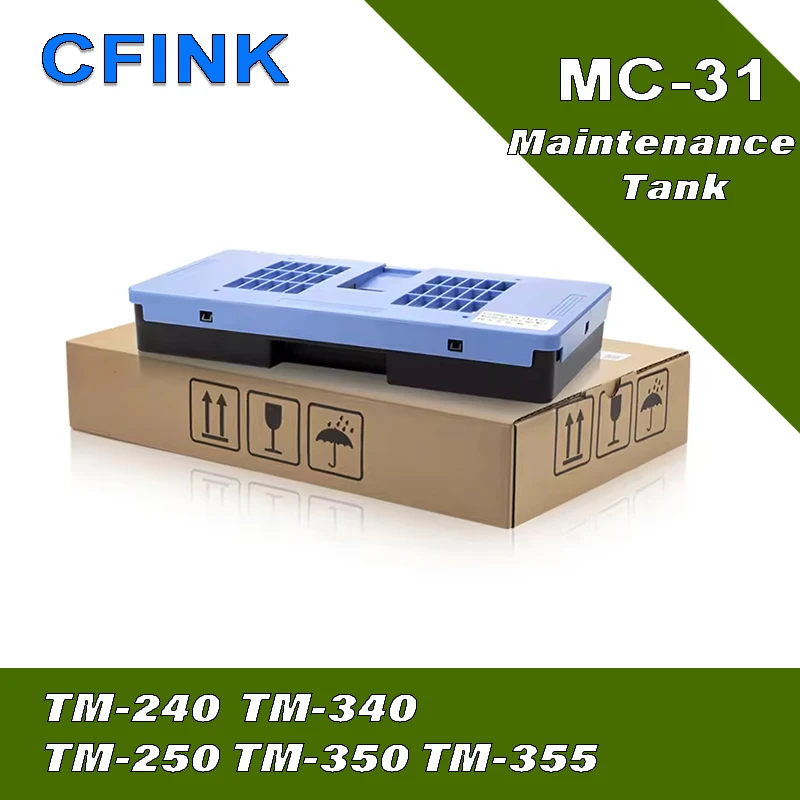 CFINK 1 unidad MC-31 tanque de mantenimiento caja de tinta residual para impresoras Canon TM200 TM300 TM-250 TM-340 TM-350 TM-240 TM355