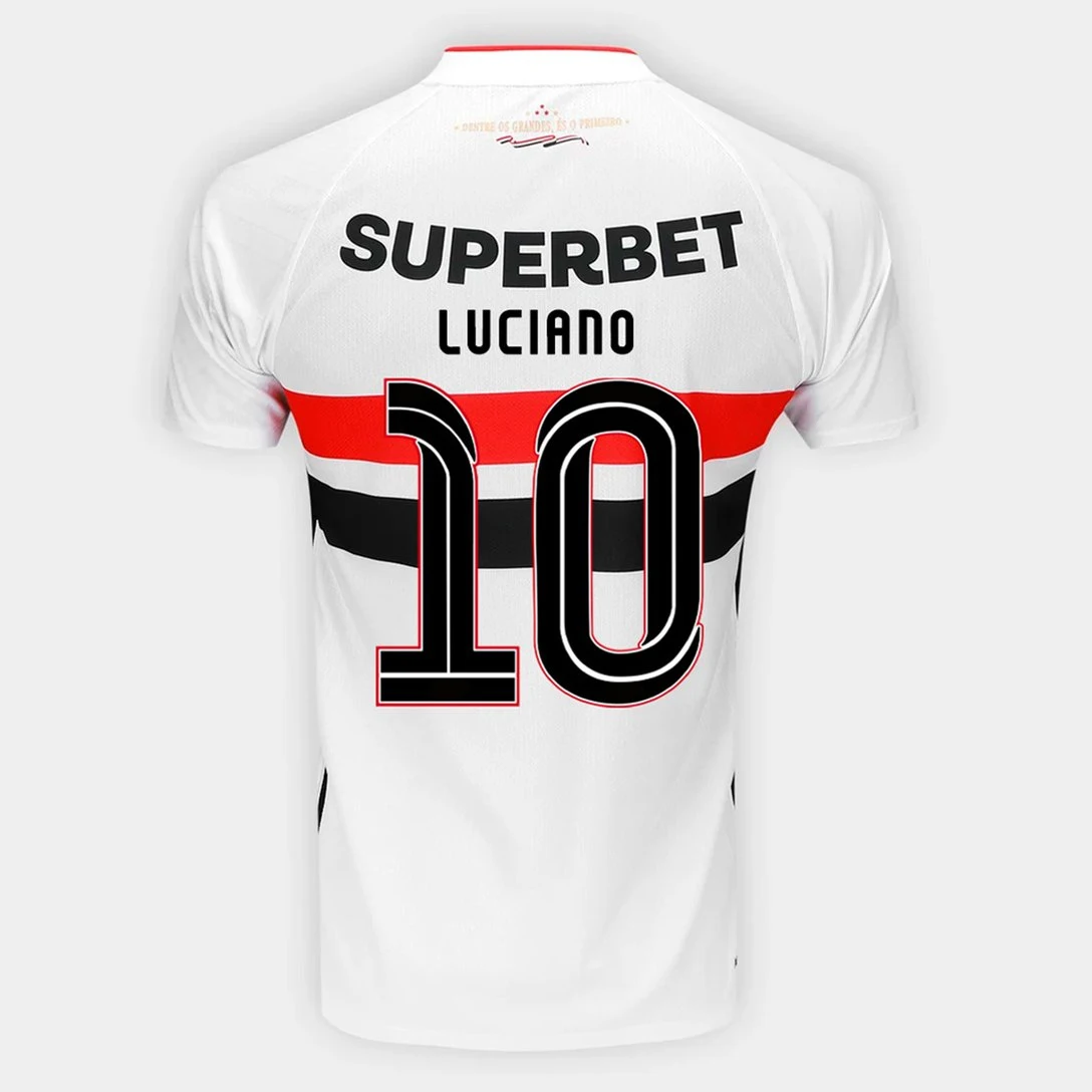 São Paulo Heimtrikot Nummer 26_27 Fan-Version 3D-Druck Sport-T-Shirt mit Kragen Bequem Atmungsaktiv Familien-Partnerlook – Detail 6