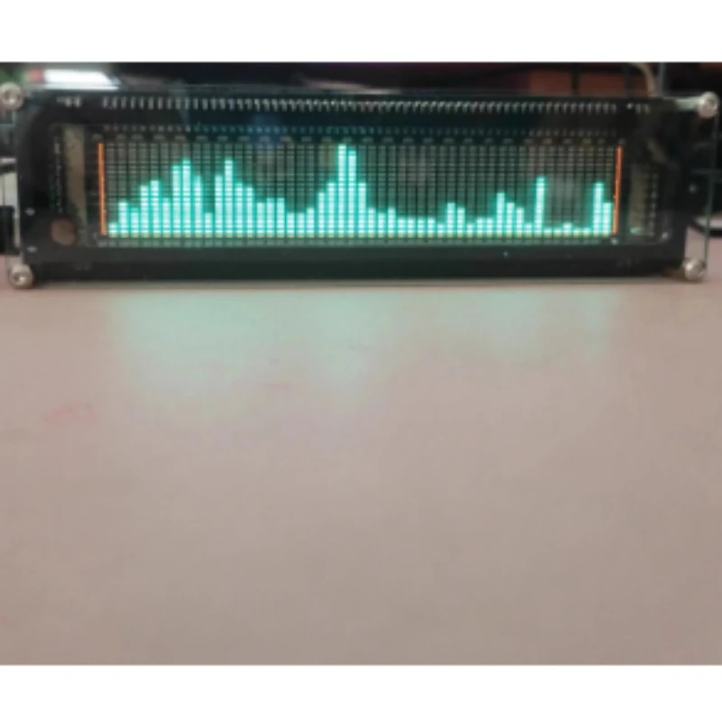 AK5017 New Version Music Spectrum Audio Display, Rhythm Light Clock Voice Control Wiring