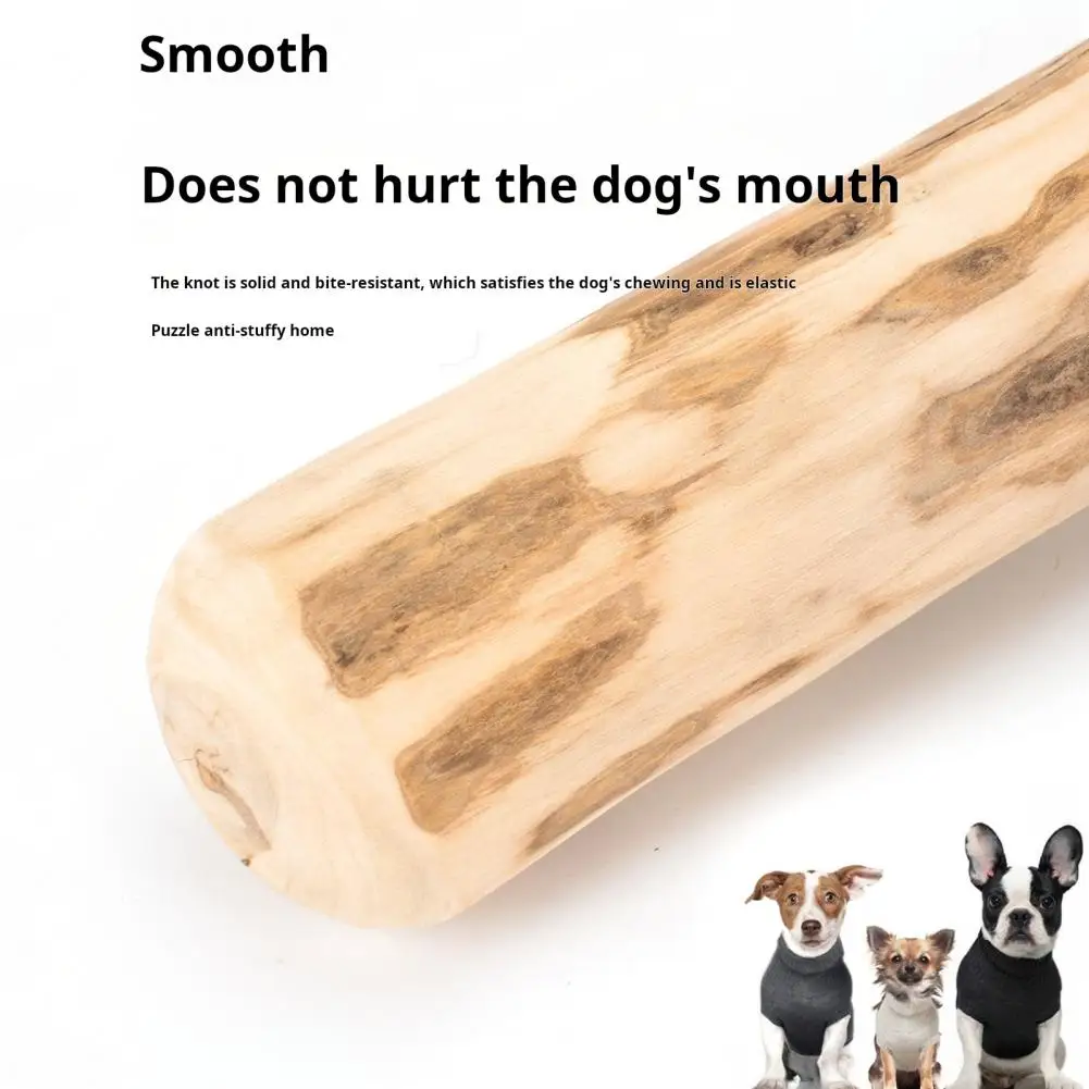 Dog Chews Wood Dog Chews for Teeth Stress Relief Natural Puppy Chew Stick Toy for Dental Health Care Suitable for Chewers Chew