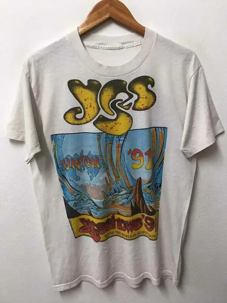 

Yes Band Shirt, Yes Band Cotton White Unisex T-shirt S-5XL VN3440