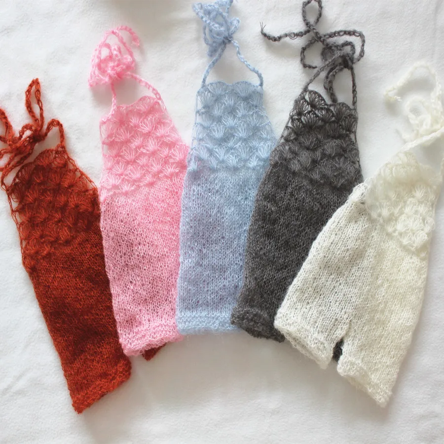 Newborn Jumper Newborn Shorts Baby Mohair Rompers Baby Overalls Newborn Photo Props