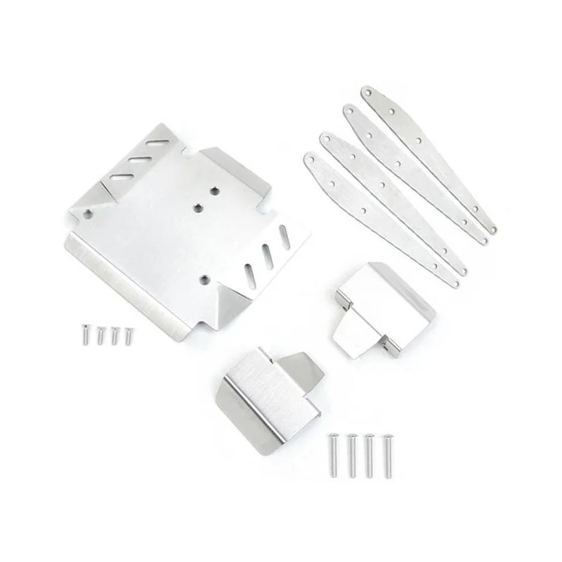 Stainless Steel Metal Chassis Armor Axle Protector Arm Guard Plate For AXIAL RBX10 Ryft 1/10 RC Crawler Upgrade Parts