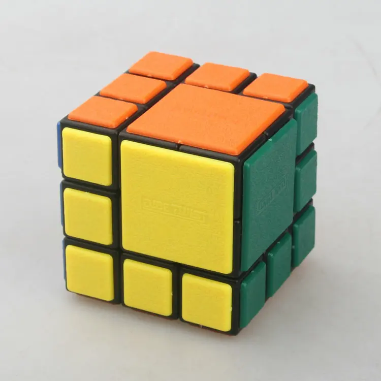 [ウィズダム] 3x3キューブ スムースピンバージョン ビッグヘッドバンドル 3x3マジックキューブ ブラックフューズドキューボ 回転制限付き 3x3キューボ フィジェットトイ