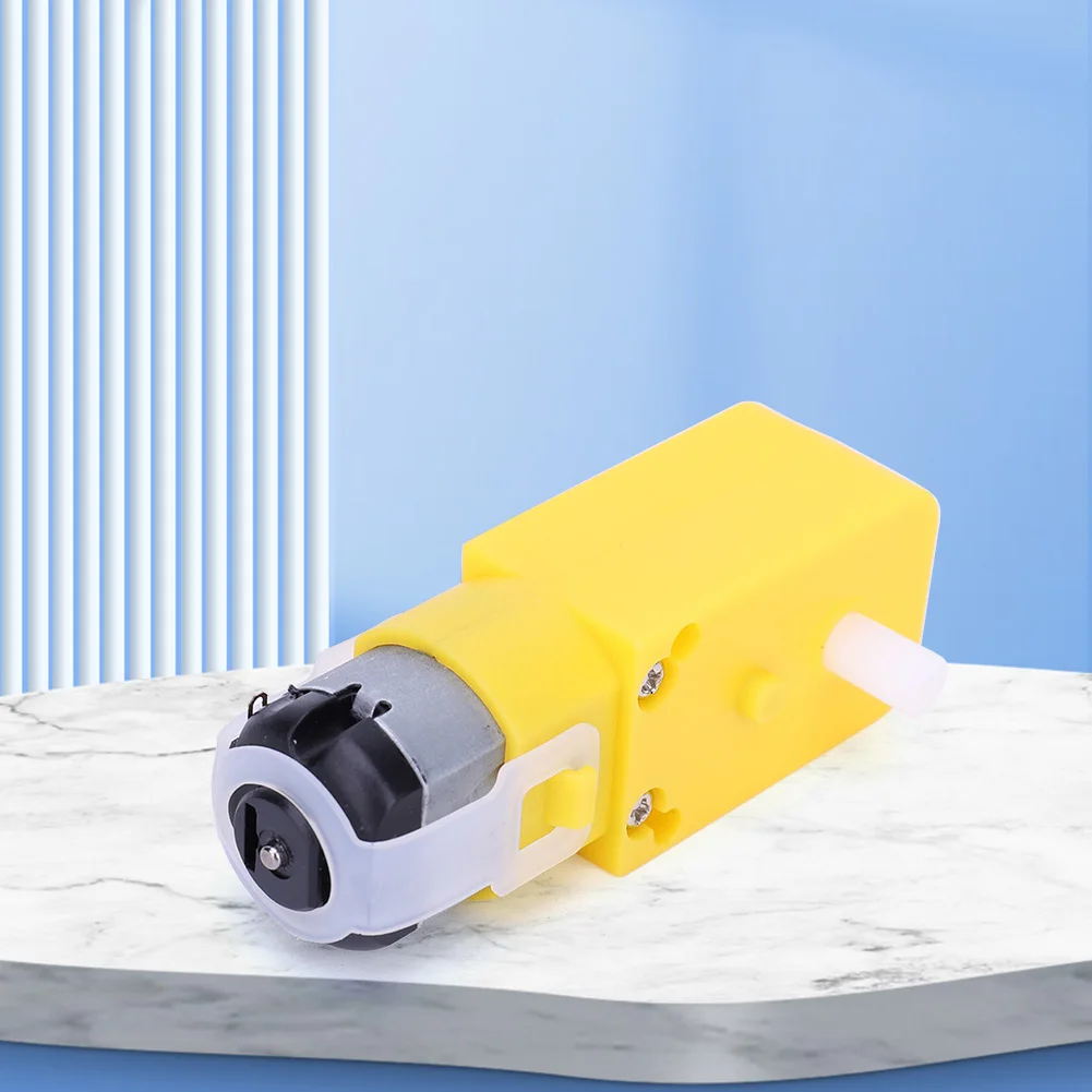 Dual Shaft Geared Motor Gearmotor DC 3-12V Dual Shaft TT Motor Install EMC Electric Gear Motor DIY for Smart Car Robot