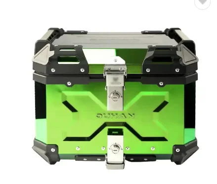 F2-MOTO Aluminum  Top Box motorcycle delivery box scooter trunk aluminum X design 65L metal tail boxes