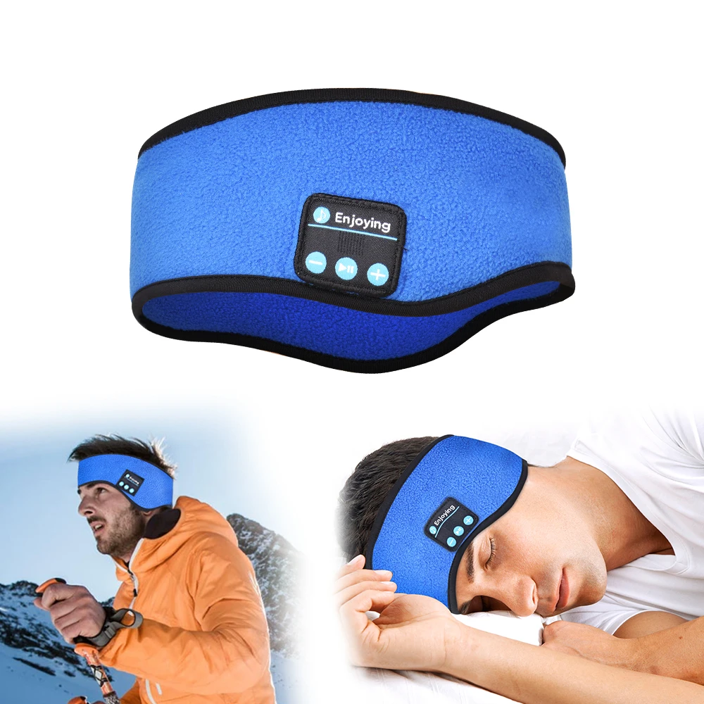 Warm Sleep Headphones Wireless, Bluetooth Sports Headband with Ultra-Thin HD Stereo Speakers for Workout,Jogging,Yoga,Insomnia