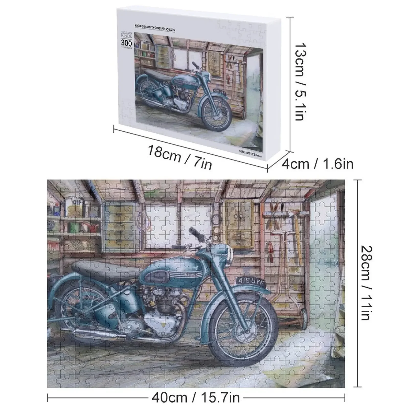 ガーデンシェッド、ジグソーパズル、スケールモーター、子供向けカスタマイズ玩具、パズル