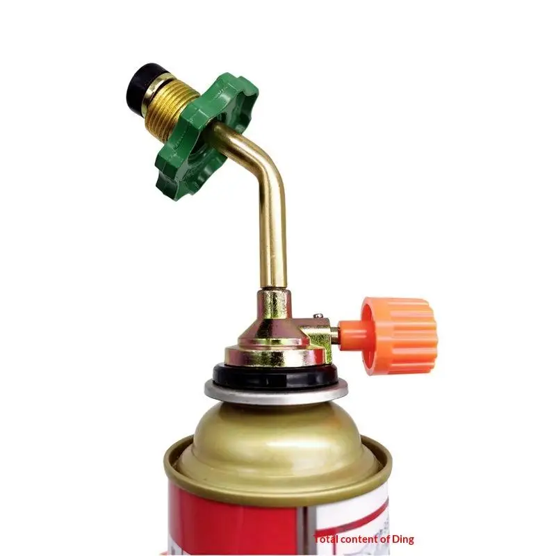 1PCS  Direct Connector Adapter For Outdoor Camping Picnic Cylinder Filling Adapter Gas Butane Cylinder Tank Charging Valve Refil