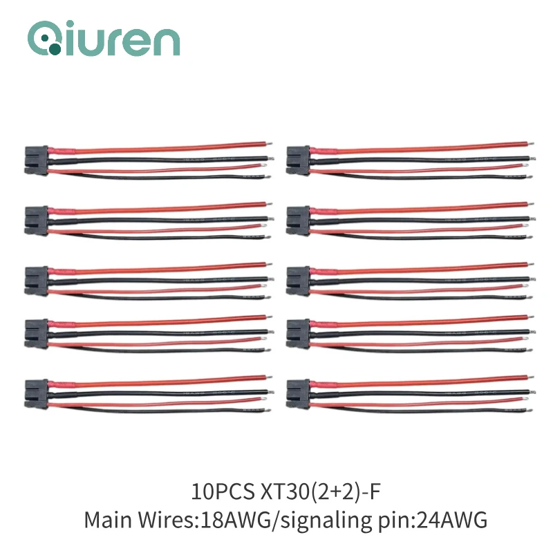 1/3/5/10PCS 10CM AMASS XT30(2+2)-F Female Cable Servo Motor CyberGear Micro Motor Connection Cable