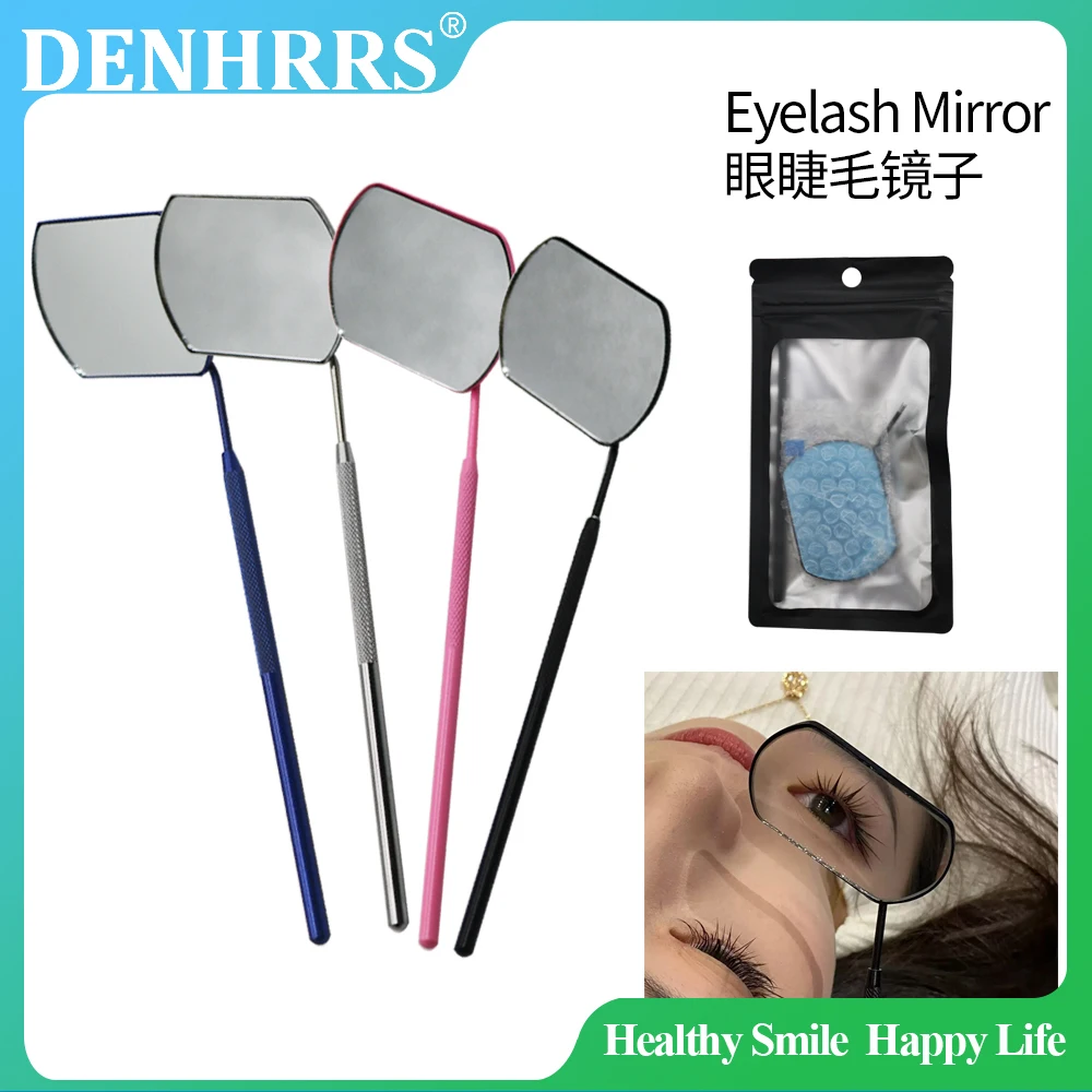 Eyelash Mirror Grafting Lash Magnifying Beauty Long Handle For Checking False Lashes Extension Makeup Tools Mirror Supplier