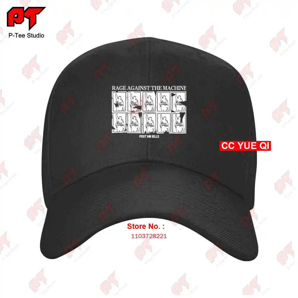 Rage contra la máquina Post No Bills gorras de béisbol, gorra de camión KU48