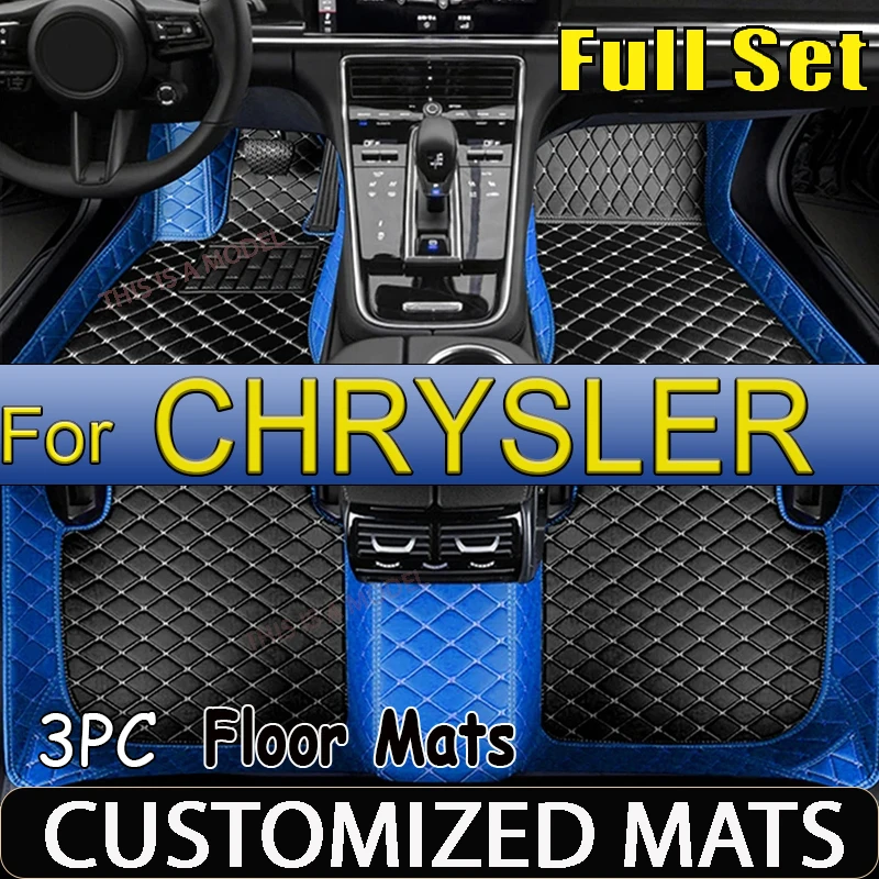 Custom Made Leather Car Floor Mats For CHRYSLER Concorde Crossfire Rambler Interior Details Carpets Rugs Foot Pad Accessories