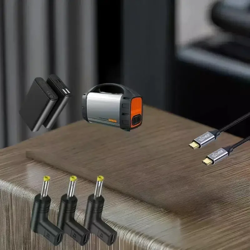 

5V Type-C to DC Power Charging Conversion Plug Adapter for PSP1000/2000/3000 Game Console DC Jack Plug Charging Adapter