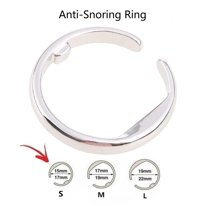 Anti Snore Ring Acupressure Apnea Sleeping Aid Stop Snoring Against Insomnia Men Women Unisex Natural Ring