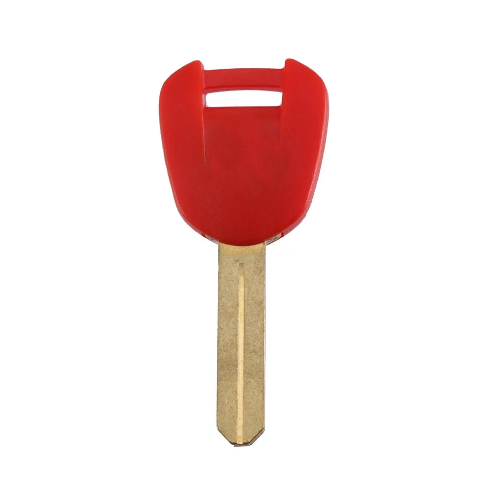 High Quality Blank Motorcycle Uncut Key Red Length 38mm for Honda Motorbike Spare Part Replacement Accessory