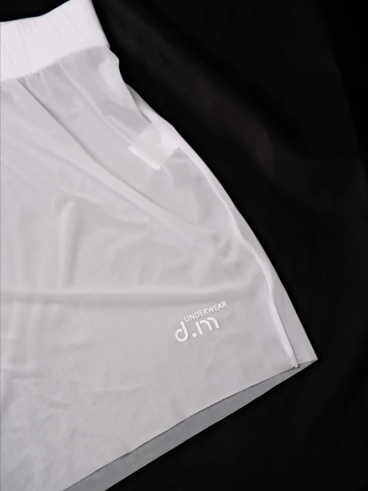 Men's Sexy Underwear Perspective Boxers Simple Home Sleep Shorts Transparent Mesh Panties Youth Arlo Thin Comfortable Lingerie