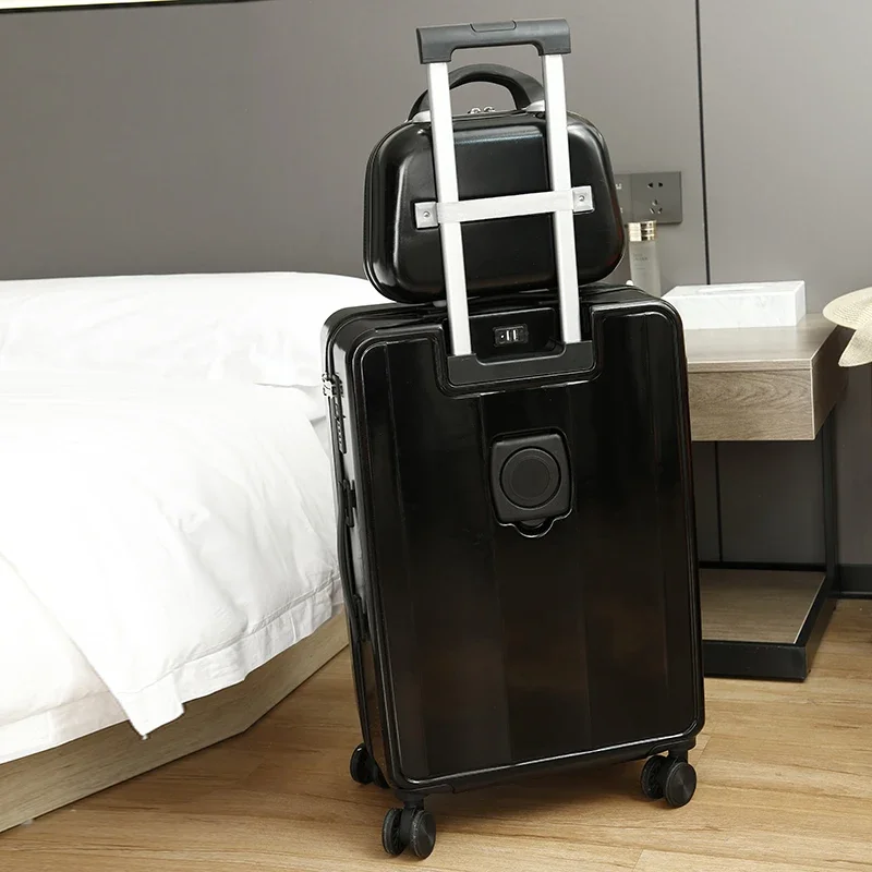 Luggage Set Trolley Luggage Bag Woman Multifunction USB Suitcases on Universal Wheels Student Password Large Size Luggage