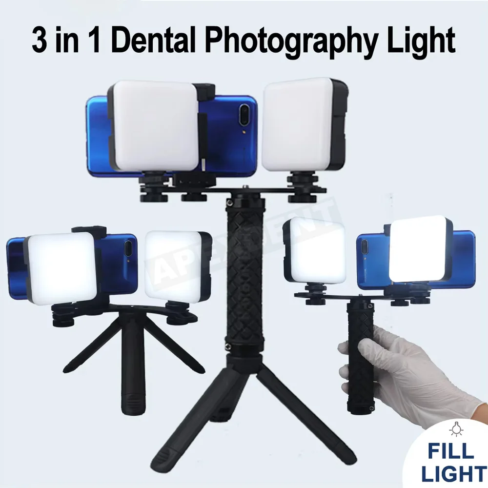 APEXDENT Dental 3 in 1 Photography Light Portable Intraoral Camera Illumination Light Dentistry Equipment