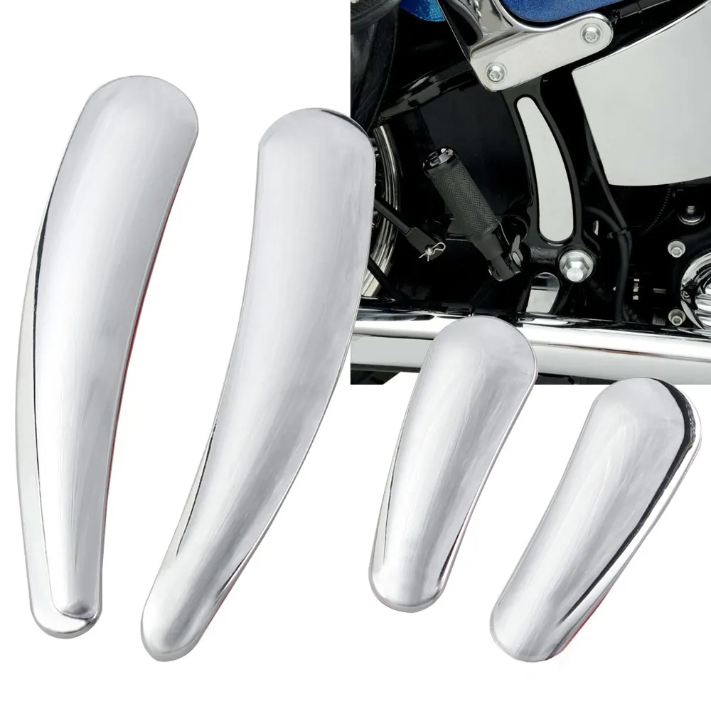 

For Harley Softail Heritage Springer Deluxe Bad Boy Fat Boy FLSTF 1990-2007 Motorcycle Curved Swingarm Frame Cover Inserts