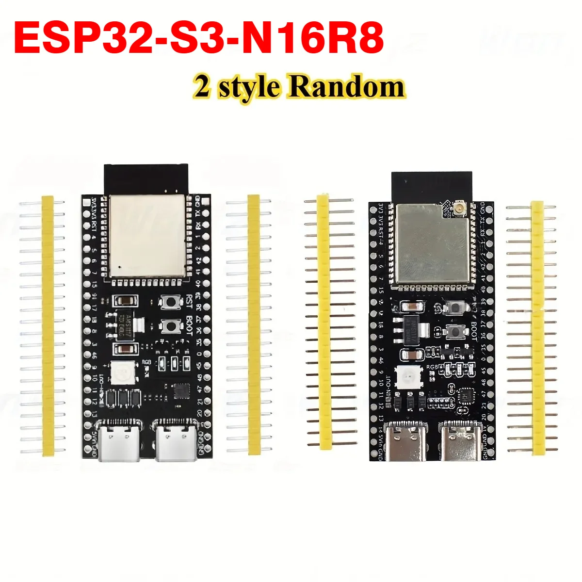 ESP32-S3 N16R8 Development Board for Arduino ESP ESP32-S3WROOM1 N16R8 Type-C 8M PSRAM with Multiple Pins and Components