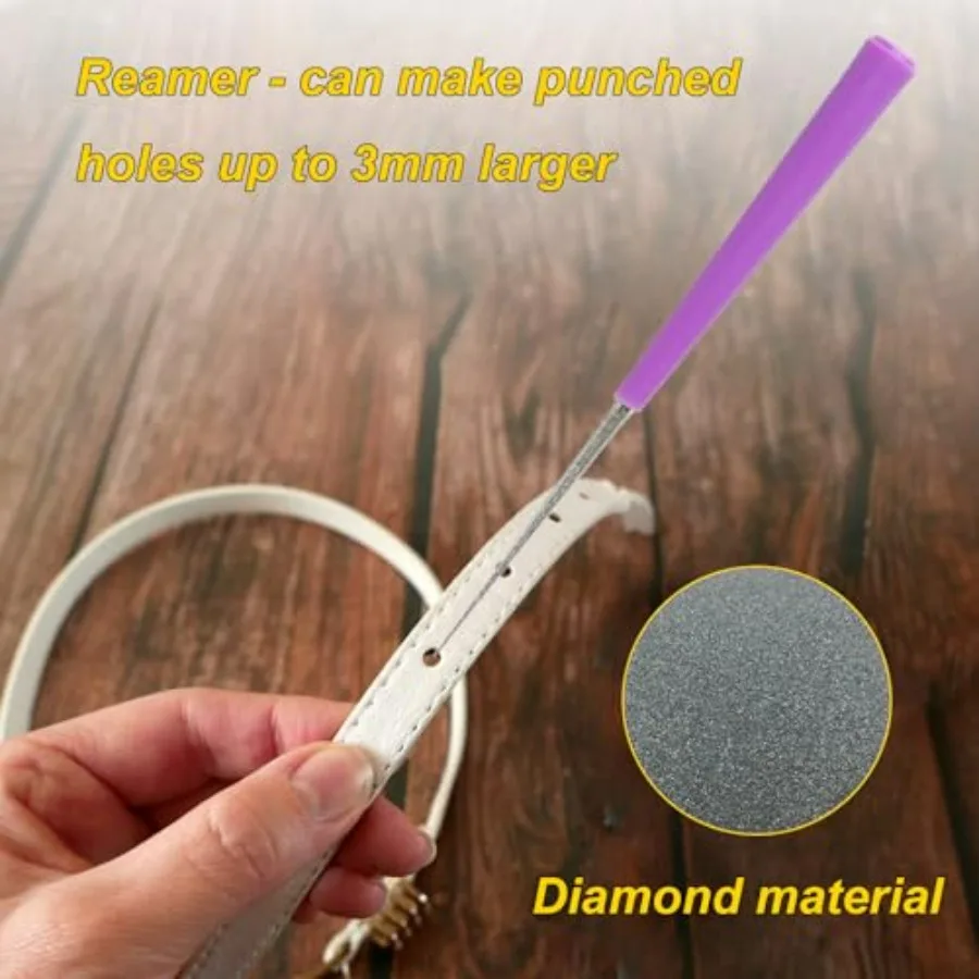 2pcs Watch Band Hole Punch Plier 2.0mm Belt Shoe Strap Punch Tool for DIY Craft and Fabric Projects Handheld Wristband Leather
