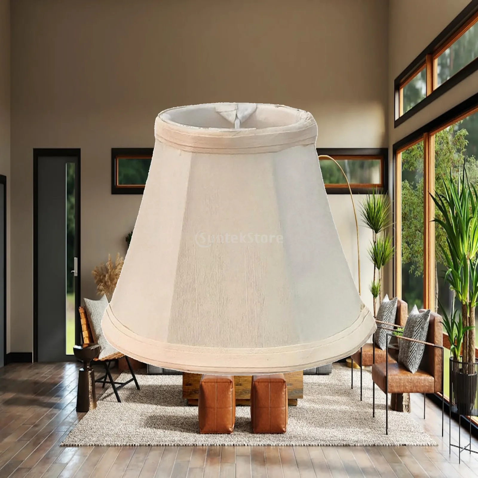 Fabric Lamp Shade for Standing Lamp Danish Design Style Durable Textile Cover for Bedroom Hotel Dining Area
