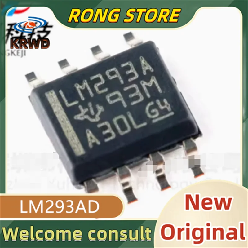

50 шт. LM293A Новый и оригинальный LM293ADR LM293AD LM293 293A SOIC-8