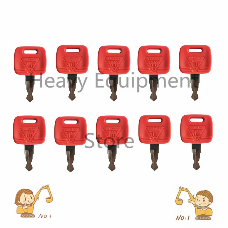 

10 Pcs RE183935 Key For New John Deere Tractor P0P