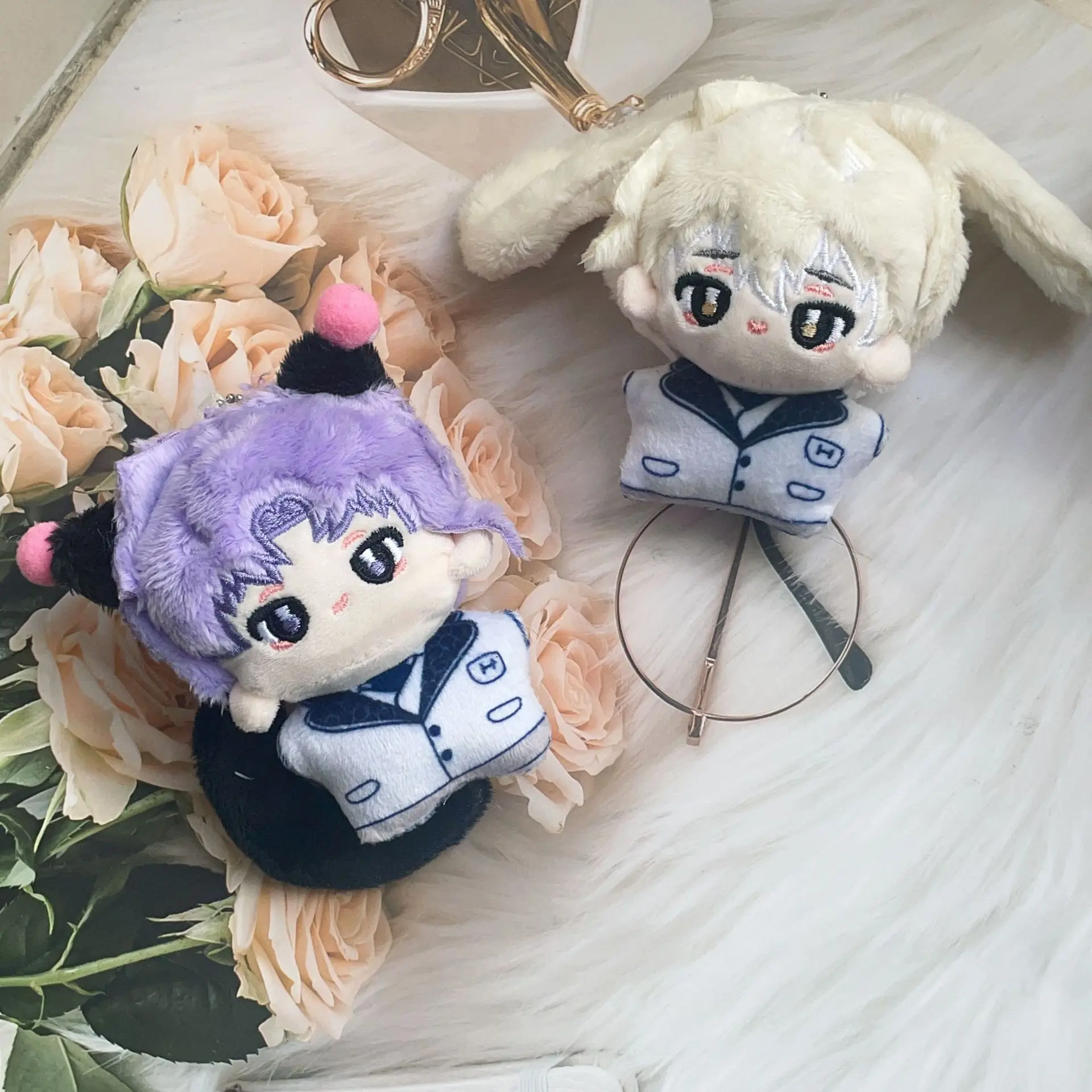 Anime BLUE LOCK Nagi Seishiro Mikage Reo Mascot Cosplay PlushDolls Xmas Gifts Toys Christmas Decor Backpack Pendants